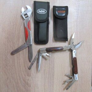 Two Multi tools Sheffield Bushline Outdoor Pocket Tools